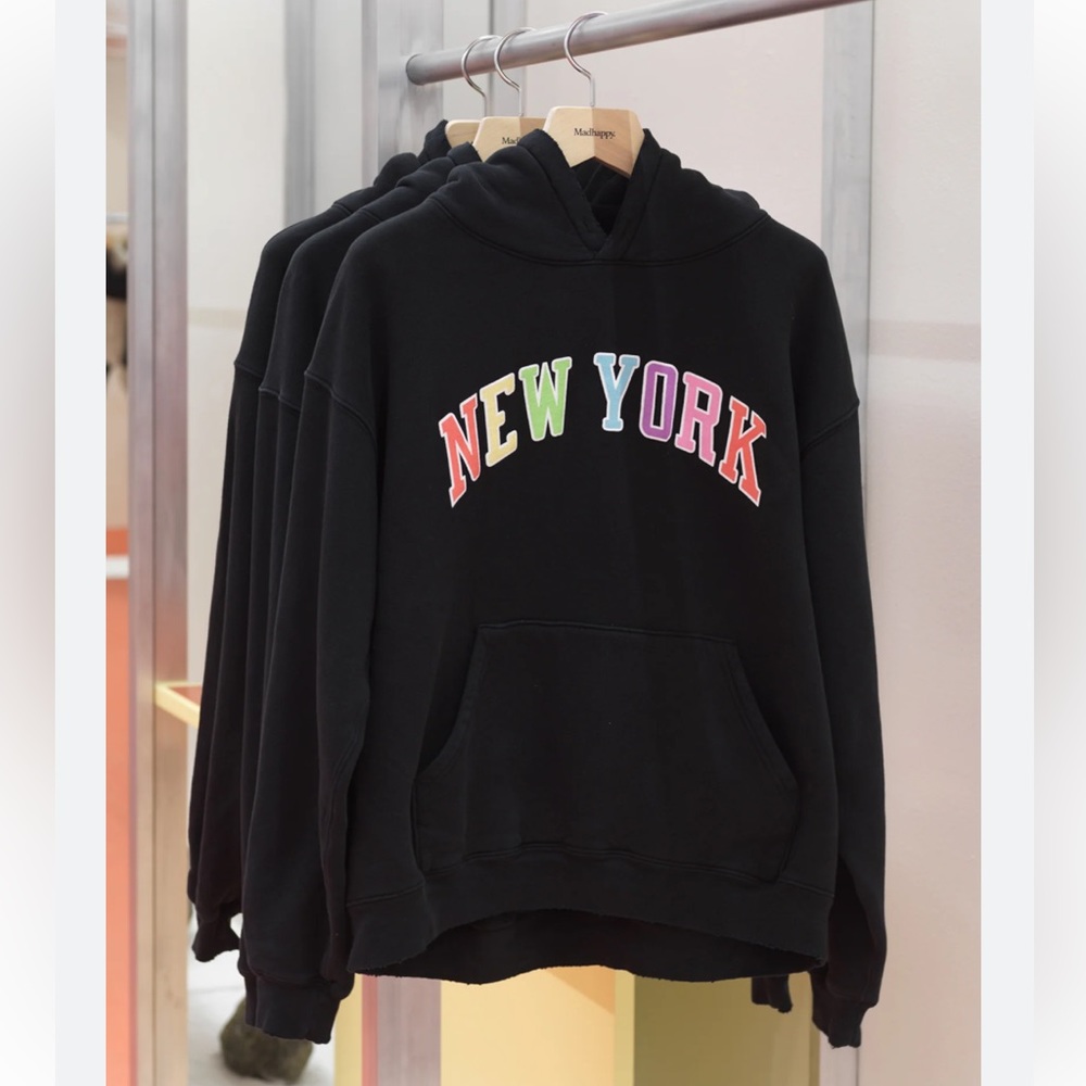 MADHAPPY New York Optimists Hoodie Unisex - Picture 1 of 8